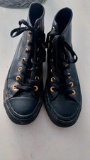 Convers Chucks schwarz Leder Gr.37