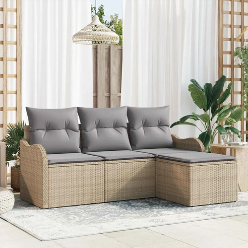 Gartensofa set mit kissen - mit,