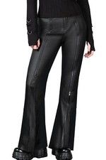 KILLSTAR Kunstleder Schlaghose