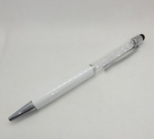 Neuer Kugelschreiber, wie KRISTALLIN von SWAROVSKI, mit Touchpen, WEISS