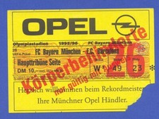 1995/96 --- FC Bayern München - FC Barcelona --- UEFA-Cup Ticket 205