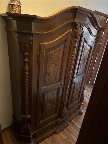 Antiker holzschrank mit - holzschrank,