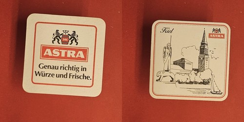 Astra kiel brauerei bierdeckel - astra,
