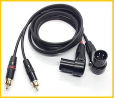 Audiokabel 2 x RCA Neutrik auf