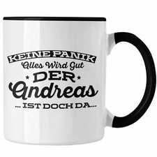 Trendation - Lustige Tasse mit dem Namen Andreas - Ideales Geschenk zum Geburtst