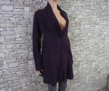 EILEEN FISHER DAMEN REINE KOCH WOLLE WALK STRICKJACKE MANTEL BEERE S