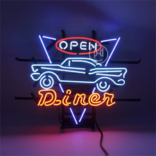 Auto Open Diner Neon Sign