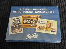 OVP ➔ 3 RETRO-Kühlschrankmagnete ➔ PEPSI-COLA ➔ *aus Sammlung*