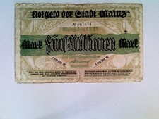 Banknoten, Notgeld, Stadt