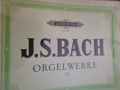 Bach orgelwerke ed peters - orgelwerke, 9,