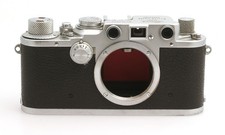 Leica IIIc Gehäuse Nr.362873 Baujahr 1940 ! ! Rotes Verschlusstuch !!