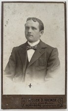 orig. CDV Foto Fotografie Mann