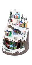LIVARNO Home Weihnachts Dorf Deko LED mit beweglicher Funktion Eisenbahn *B-Ware