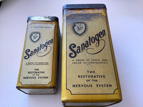 Vintage sanatogen dosen klein - dosen,