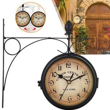 Bahnhofsuhr Doppelseitig