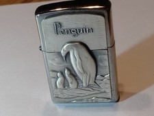 Original Zippo Penguin Emblem G 10 Pinguin Benzinfeuerzeug