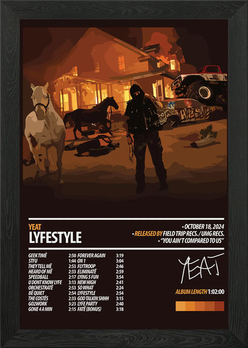 Yeat lyfestyle album cover - yeat,