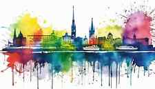 Leinwandbilder Aquarelle Druck