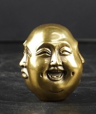 4 Gesichter Messing 4