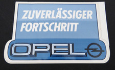 Werbe-Aufkleber Opel
