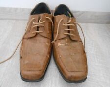 Memphis One Schnürer Herren Halbschuhe EU Gr. 45 braun HAVY USED FERTIG WORN
