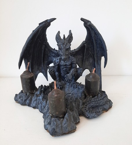 Drachenfigur gothic mit - gothic, 3