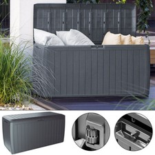 CASARIA® Gartenbox Auflagenbox Rollen Verschlussvorrichtung Garten Box Farbwahl