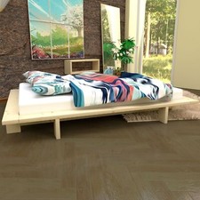 Japanbett Massivholzbett