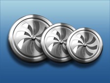 Edelstahl Lüftungsrosette