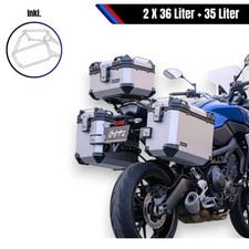 Alukofferset & Träger Silber