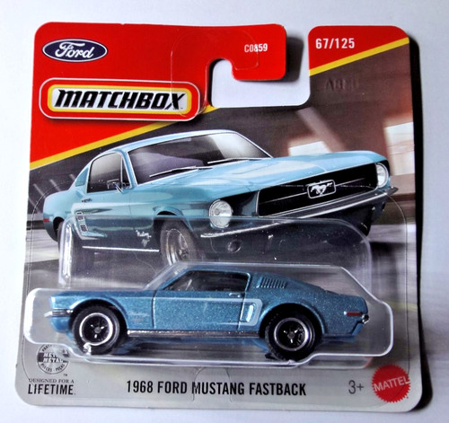 Matchbox 1968 ford mustang - matchbox,