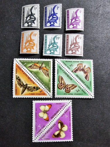 Briefmarke mali cimier bambara - mali,