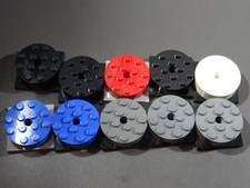 Lego 12x Drehscheibe 4x4x1 1/3 mit Raster bunt Technik  Legoland Ninjago Star