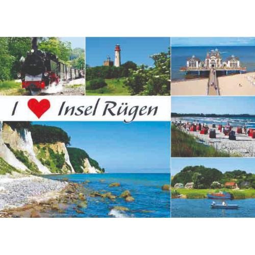 Insel rügen postkarten motive - insel,