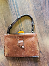 Vintage Handtasche Tasche Leder