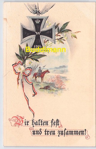 Patriotische eisernes kreuz - patriotische, ak