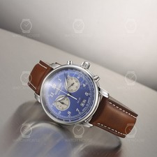 Zeppelin LZ 127 Graf Zeppelin  Herrenuhr 8684-3 Blau-Beige