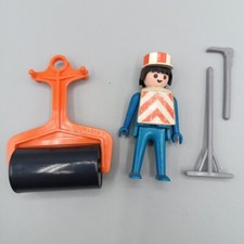PLAYMOBIL 3314 VINTAGE KOMPLETTSET 1976 (Bauarbeiter mit Rolle)