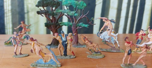 Zinnfiguren flachfiguren - 16,
