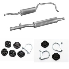 Komplett ab Kat Auspuff für VW Caddy 1 I 1.6/1.6Diesel 54/75 PS + Anbausatz