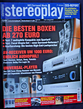 STEREOPLAY 3/04,BLACK&WHITE LS 502,602,1002,11,02,FOCAL UTOPIA SET,LUA SINFONIET