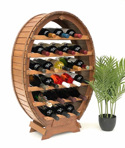 Weinregal holz stehend - weinregal,
