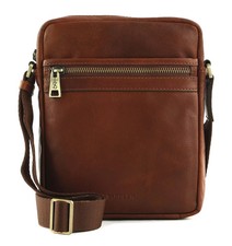 SADDLER Valle Messenger Bag Umhängetasche Tasche Midbrown braun Neu