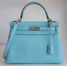 Hermes Tasche Kelly 28 bleu