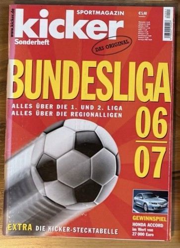 Kicker sonderheft fußball - kicker,
