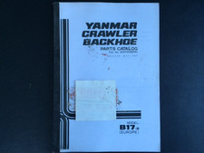 x 17 Yanmar B17 -2  Ersatzteilliste parts list Ersatzteilbuch