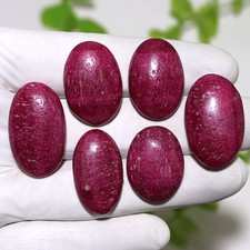 6 Stück Echte Korund Rubin