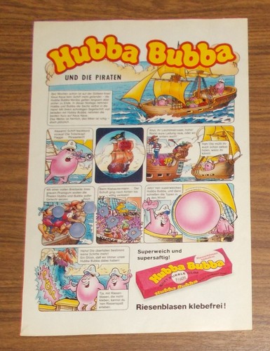 Seltene werbung hubba bubba - seltene,