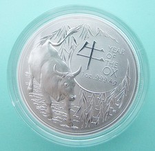 1 Oz Silber Jahr des Ochsen