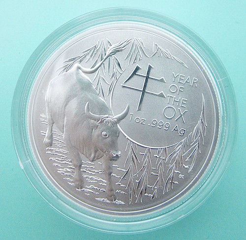 Silber jahr des ochsen - silber,